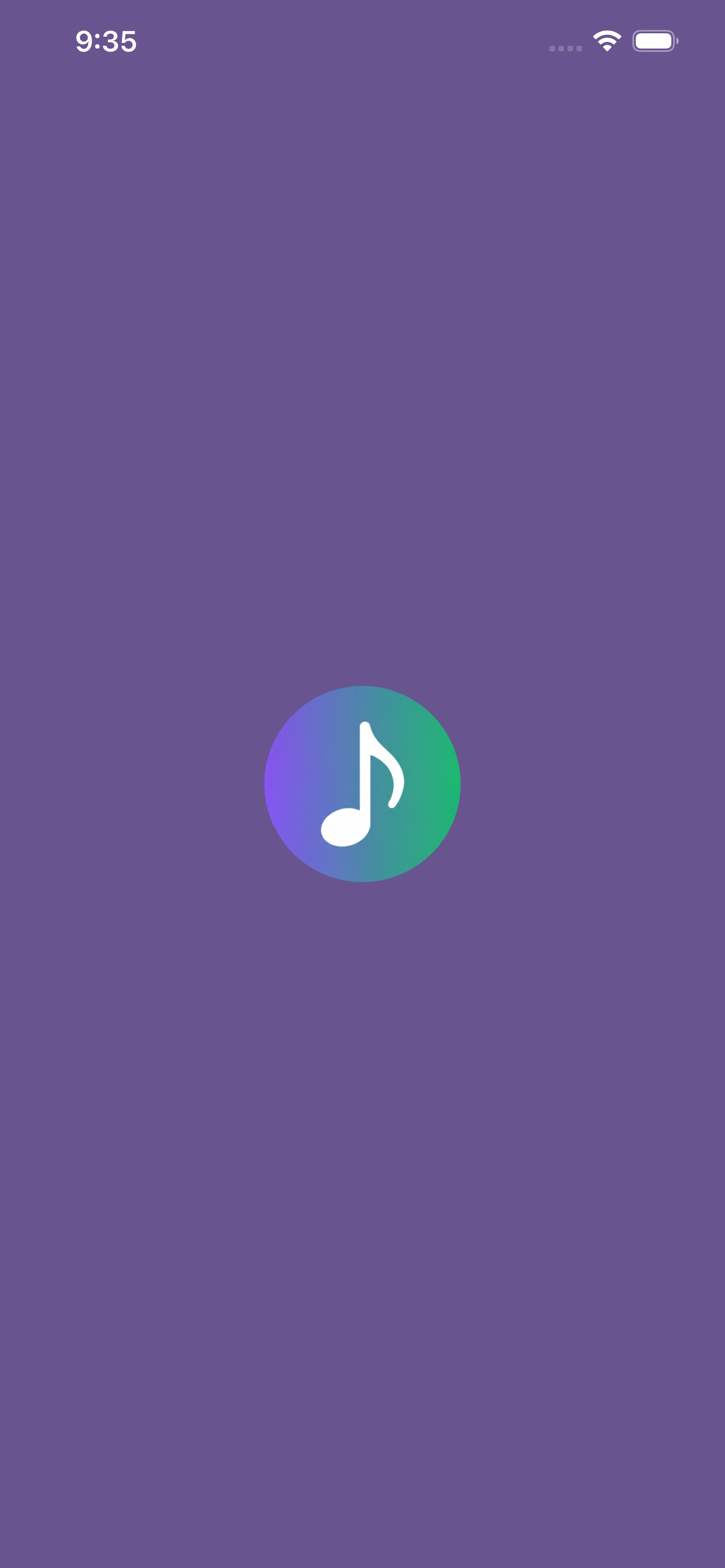 MelodyMode splash screen